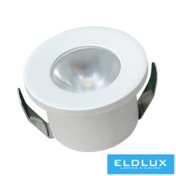   UNIVERSO Mini spot lámpatest 1w piros 80lm 30° IP20 Fehér D31x22mm kivágás:D25mm
