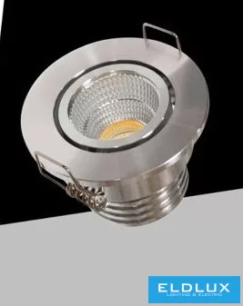 UNIVERSO Mini spot lámpatest 3w 3000k 270lm 30° IP20 Króm D52x40mm Kivágás:D40mm