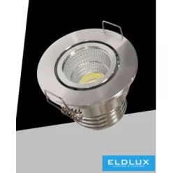   UNIVERSO Mini spot lámpatest 3w 6500k 270lm 30° IP20 Króm D52x40mm Kivágás:D40mm