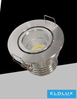 UNIVERSO Mini spot lámpatest 3w 4000k 270lm 30° IP20 Króm D52x40mm Kivágás:D40mm