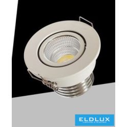   UNIVERSO Mini spot lámpatest 3w 6500k 270lm 30° IP20 Fehér D52x40mm Kivágás:D40mm