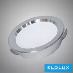   UNIVERSO mini spot lámpatest 3w 6500K 240lm 120° IP20 ∅70×19mm ezüst