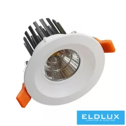   UNIVERSO LED süllyestett lámpa 12w 1080lm 3000K 24° D110x73mm Kivágás:D90mm IP20 alumínium