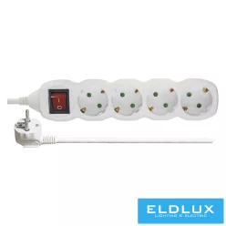   EMOS elosztó (hosszabbító) 4 aljzat 3m 1.5mm² kapcsolható