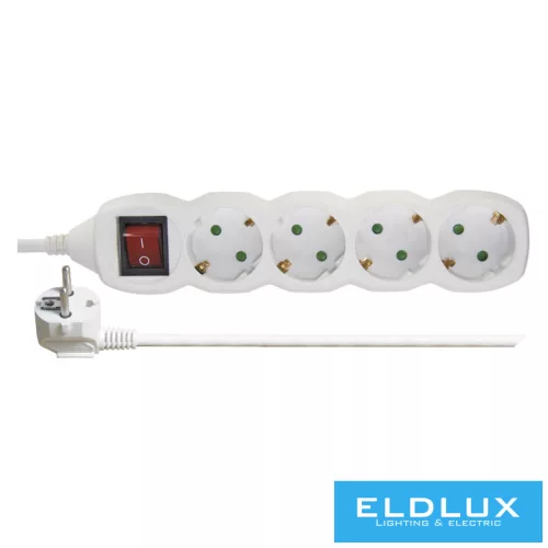 EMOS elosztó (hosszabbító) 4 aljzat 5m 1.5mm² kapcsolható