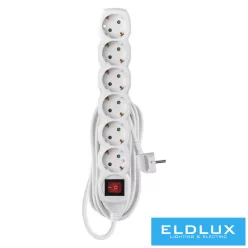   EMOS elosztó (hosszabbító) 6 aljzat 5m 1.5mm² kapcsolható