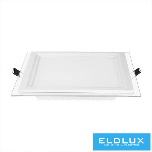 UNIVERSO Négyzet alakú süllyesztett LED panel 18w 1800lm CCT/kap. 120° IP20 Fehér 220x220mm kivágás:165x165mm