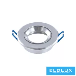   UNIVERSO Süllyesztett spot lámpa 1xPAR16 foglalat nélkül IP20 Króm D86x26mm kivágás:D72mm