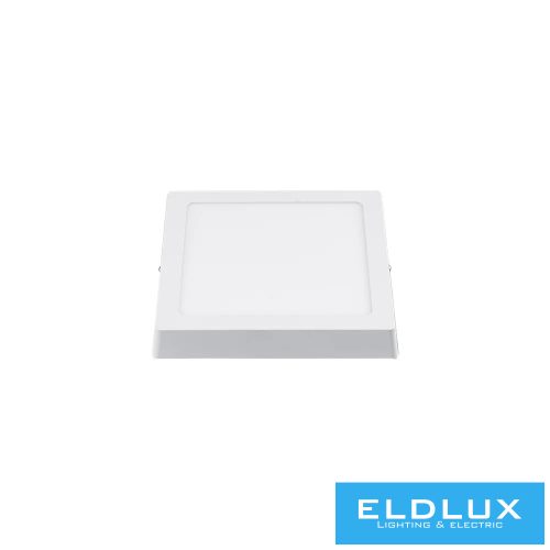 UNIVERSO Négyzet alakú falon kívüli LED panel 12w 1200lm CCT/kap. 120° IP20 Fehér 170x170x35mm 3év