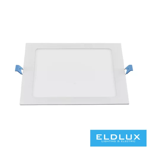 UNIVERSO Négyzet alakú süllyesztett LED panel 18w 1800lm CCT/kap. 120° IP20 Fehér 225x225mm kivágás:205x205mm 3év