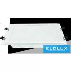   UNIVERSO Négyzet alakú süllyesztett LED panel 24w 2400lm CCT/kap. 120° IP20 Fehér 240x240mm kivágás:205x205mm