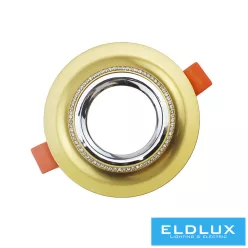   UNIVERSO süllyesztett spot lámpatest GU10 Max 60w arany/króm