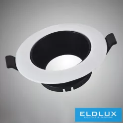   UNIVERSO süllyesztett spot lámpatest GU10 Max 60w fehér/fekete