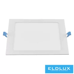   UNIVERSO Négyzet alakú süllyesztett LED panel 24w 2400lm CCT/kap. 120° IP20 Fehér 300x300mm kivágás:280x280mm 3év