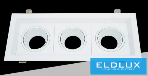 UNIVERSO Süllyesztett spot lámpatest 3xGU10 fehér