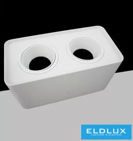 UNIVERSO Spot lámpatest IP20 Fehér 2xGU10