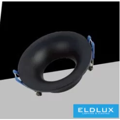   UNIVERSO Süllyesztett spot lámpa 1xGU10 IP20 Fekete D83x45mm kivágás:D75mm 5év