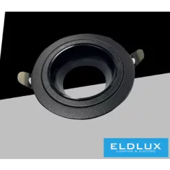   UNIVERSO süllyesztett spot lámpa 1xGU10 IP20 D87x30mm kivágás:D75mm fekete 5év