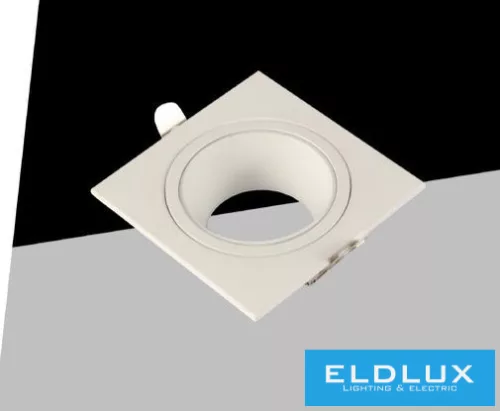 UNIVERSO süllyesztett spot lámpa 1xGU10 IP20 88x88x31mm kivágás:75X75mm fehér 5év