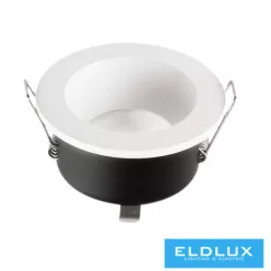   UNIVERSO Vízzárós süllyesztett lámpatest 1xPAR16 foglalat nélkül IP44 Fehér D85x54mm Kivágás:D65mm 5 év