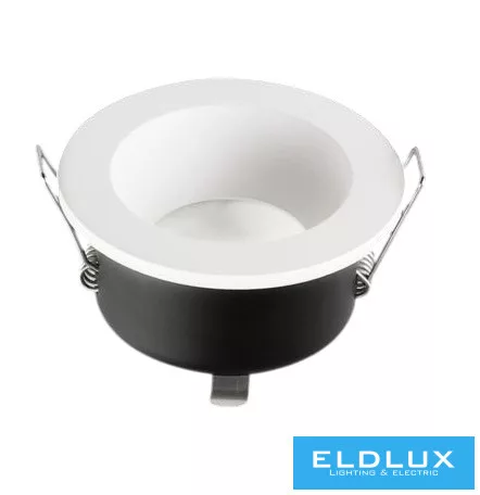 UNIVERSO Vízzárós süllyesztett lámpatest 1xPAR16 foglalat nélkül IP44 Fehér D85x54mm Kivágás:D65mm 5 év