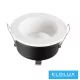 UNIVERSO Vízzárós süllyesztett lámpatest 1xPAR16 foglalat nélkül IP44 Fehér D85x54mm Kivágás:D65mm 5 év