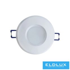   UNIVERSO Vizzáró süllyesztett lámpatest 1xPAR16 foglalat nélkül IP44 Fehér D85x32mm Kivágás:D65mm