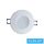 UNIVERSO Vizzáró süllyesztett lámpatest 1xPAR16 foglalat nélkül IP44 Fehér D85x32mm Kivágás:D65mm