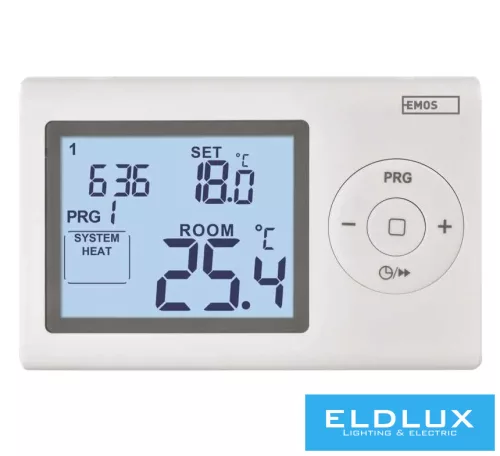 EMOS Programozható vezetékes szobatermosztát 