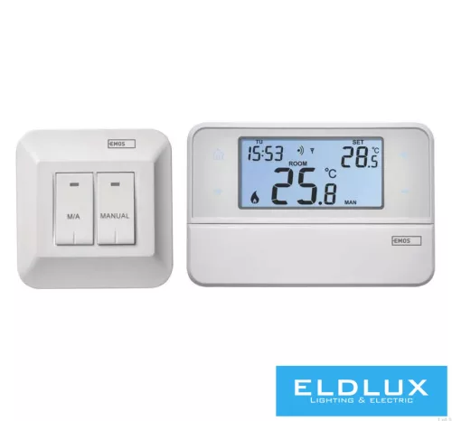 EMOS Programozható vezeték nélküli OpenTherm szobatermosztát 
