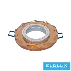   UNIVERSO Süllyesztett lámpatest 1xPAR16 foglalat nélkül IP20 Arany D91x25mm Kivágás:D60mm