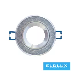   UNIVERSO Süllyesztett lámpatest 1xPAR16 foglalat nélkül IP20 Króm/Ezüst D86x26mm Kivágás:D72mm