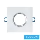 UNIVERSO Süllyesztett lámpatest 1xPAR16 foglalat nélkül IP20 Fehér 95x95x23mm Kivágás:D60mm