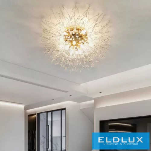 UNIVERSO Kristály mennyezeti 10xG9 Max60W IP20 arany ∅550mm