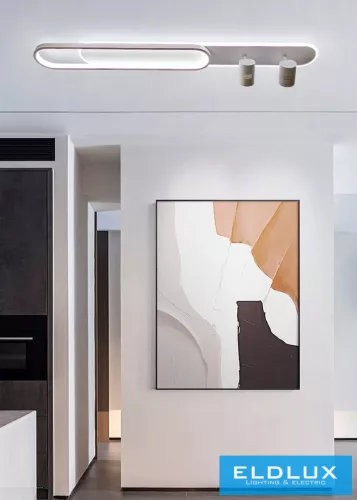 UNIVERSO mennyezeti lámpa 2xGU10 Max.40w + 50w 4000lm 6500k 1000×130×120mm IP20 fehér