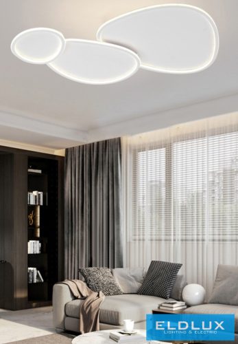 UNIVERSO mennyezeti lámpa 100w 8000lm CCT 1000×630×65mm IP20 fehér