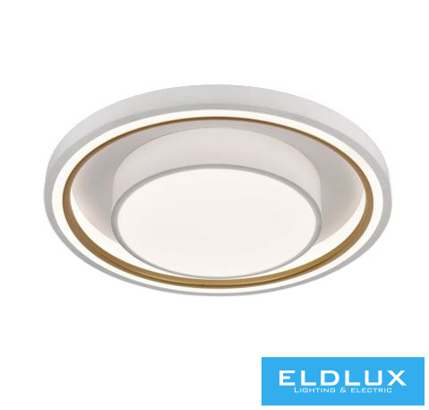 UNIVERSO Mennyezeti lámpa 35W 2800lm CCT.T+BT D490x90mm IP20 fehér/arany