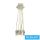 UNIVERSO Háromfázisú lineáris LED lámpatest QJ68150-3C végzáró