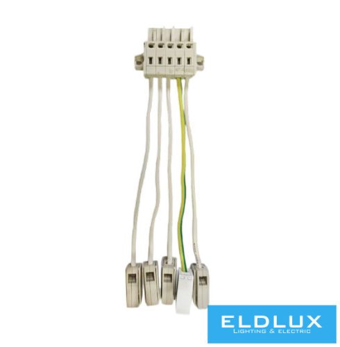 UNIVERSO Háromfázisú lineáris LED lámpatest QJ68150-3C végzáró