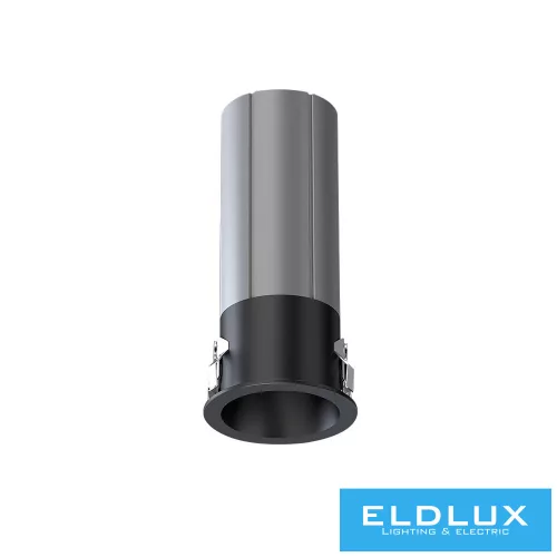 UNIVERSO Mini spotlámpa 3w 160lm 4000k D25×57mm kivágás:D20mm fekete