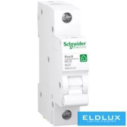   Schneider Kismegszakító 1P 25A B-jelleg 230V AC 4.5kA/60898 Resi9 F