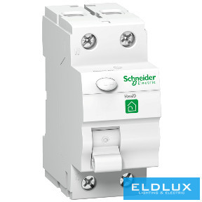 Schneider Áram-védőkapcsoló (Fi-relé) analóg 2P 63A 30mA AC-típus 6kA Resi9 R