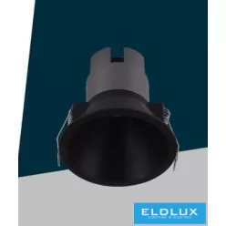   UNIVERSO Süllyesztett spot lámpa TSD szériahoz cserélhetó keret IP20 Fekete