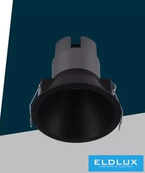 UNIVERSO Süllyesztett spot lámpa TSD szériahoz cserélhetó keret IP20 Fekete