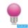 TELFORCEONE Forever Light LED izzó E27 G45 2W 230v rózsaszín 5db/doboz