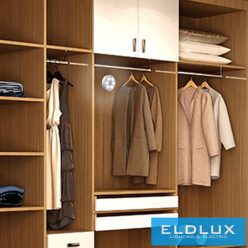   UNIVERSO bútorvilágítás DC:5v 3w 6500k 238lm ∅85mm ezüst (töltős + PIR)