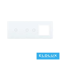   ELDLUX ELDTREND hármas sorolókeret (2×kapcsolóhoz + dugaljhoz)