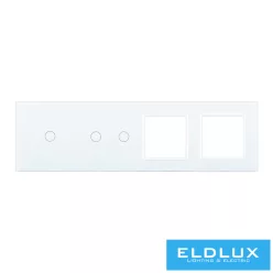   ELDLUX ELDTREND négyes sorolókeret (2×kapcsolóhoz + 2×dugaljhoz)