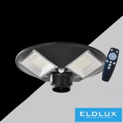   UNIVERSO Solar UFO lámpa 3.2V-10AH 1000lm 7000k IP65 fekete ø420x125mm