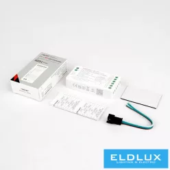   MIBOXER 3in1 RF 2.4G digitális (futófény) Sima/RGB/RGBW LED szalagokhoz vezérlő DC:5V-24V Max.10A